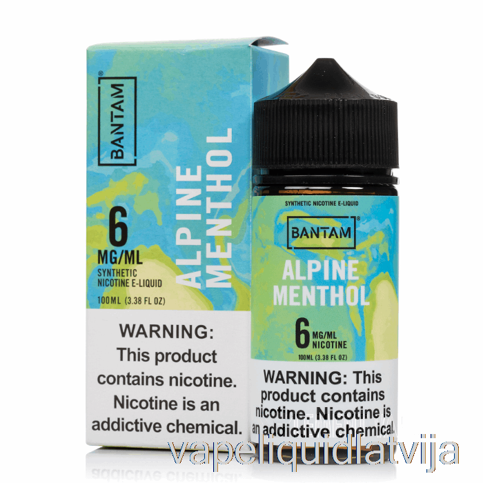 Alpu Mentols - Bantam Vape - 100ml 0mg Vape šķidrums